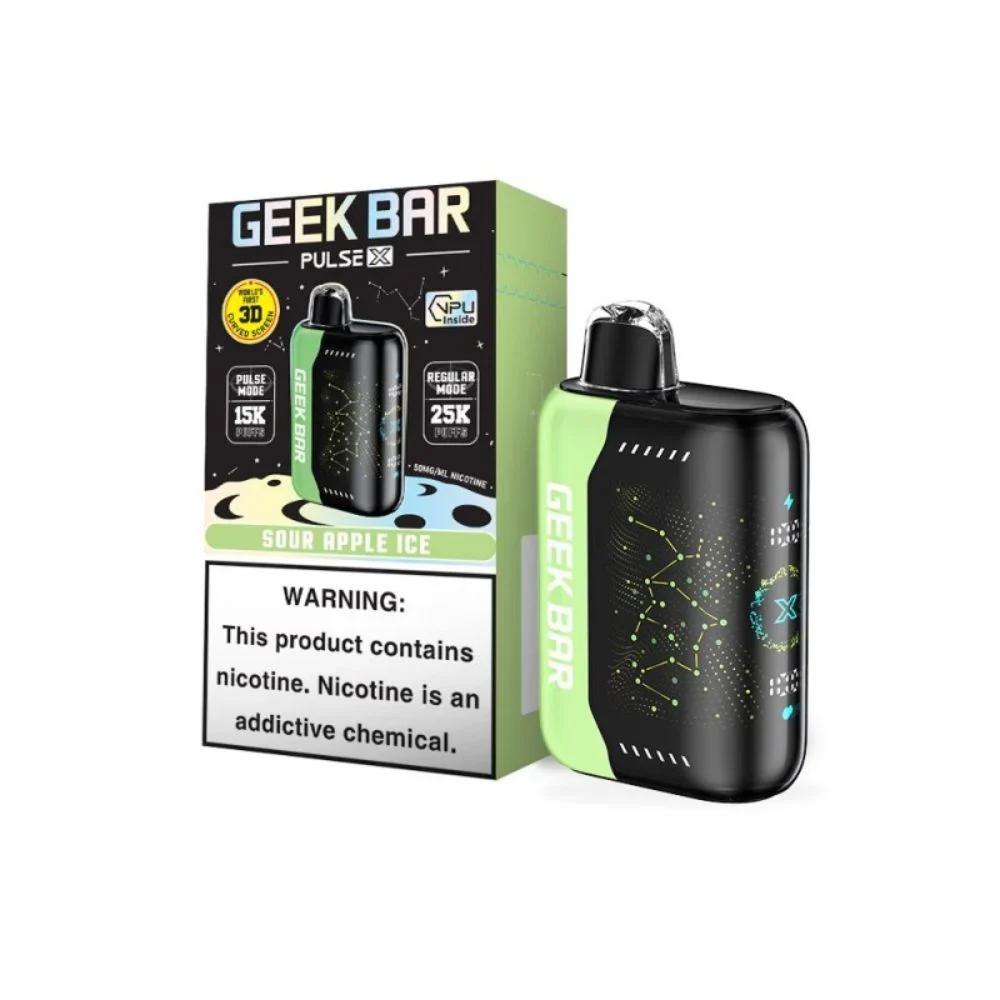 Sour Apple Ice - Geek Bar Pulse X 25000 | Online Vape Shop - Image 3