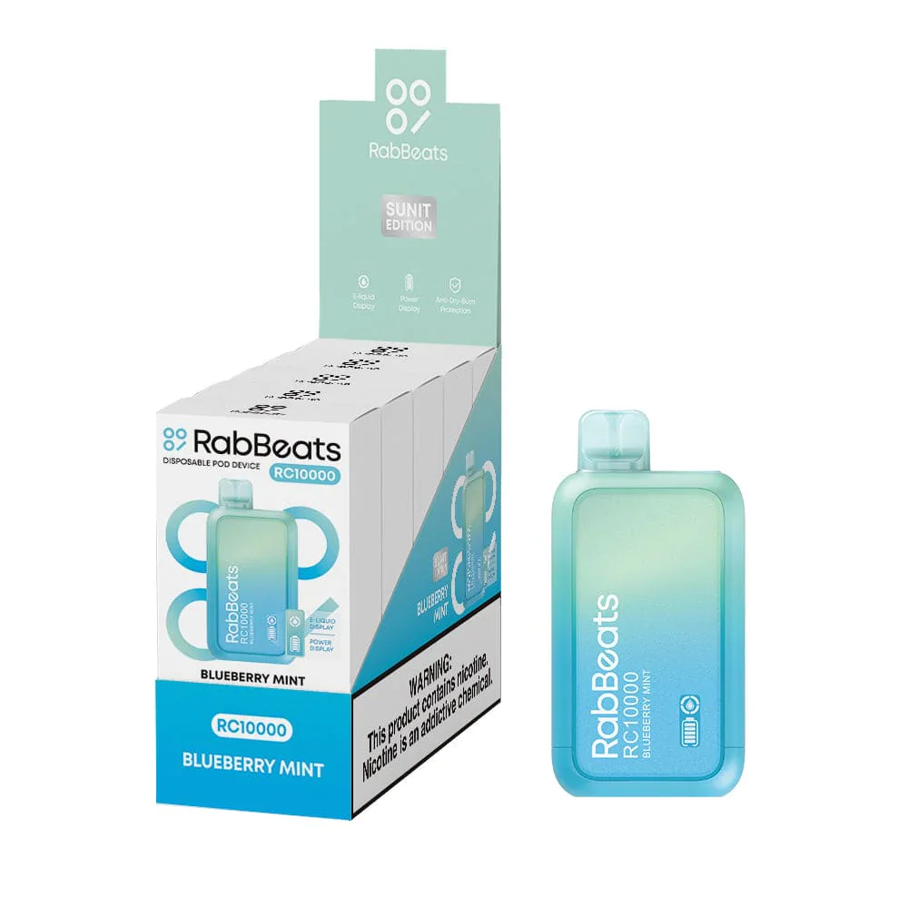 Blueberry Mint - RabBeats RC10000 | Online Vape Shop - Image 3