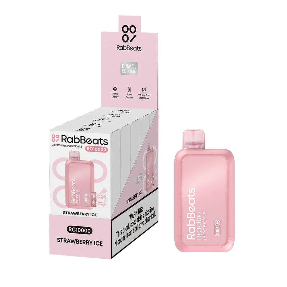 Strawberry Ice - Rabbeats RC10000 | Online Vape Shop - Image 3