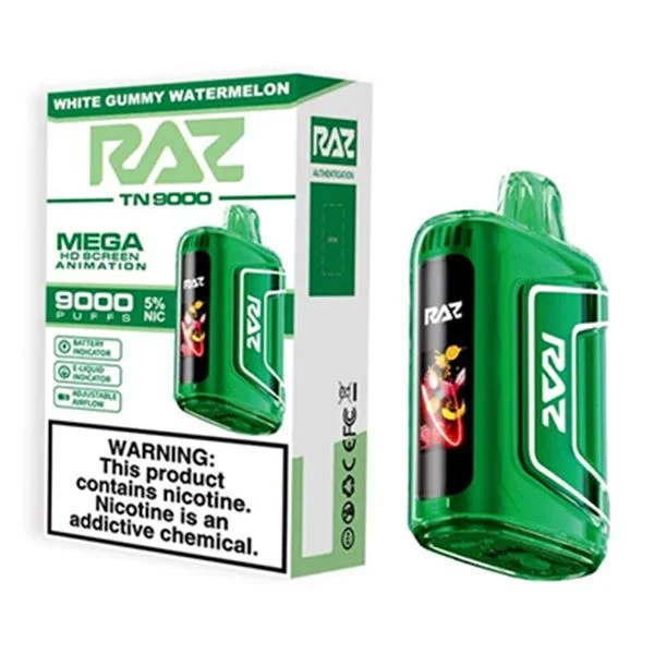 White Gummy Watermelon - Raz TN9000 | Online Vape Shop - Image 3